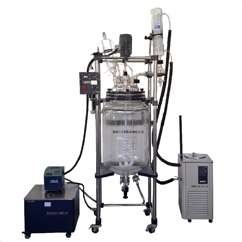 高溫油浴--反應(yīng)釜-冷水機.gif