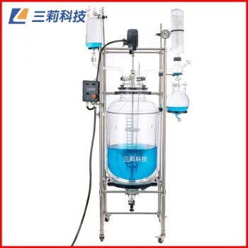 EXS212-10L防爆雙層玻璃反應釜 10升防爆反應釜