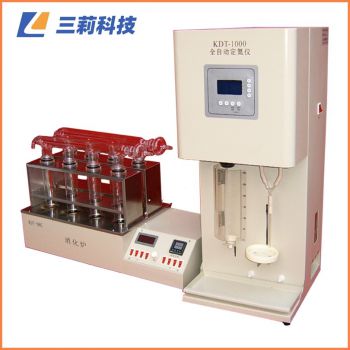 KDT-1000全自動定氮儀 凱氏定氮儀 KDT-04四孔井式可控硅溫控定氮消化爐