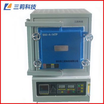 SA2-6-12TP箱式氣氛爐  批發6kw 1200℃快速升降溫抽真空電阻爐