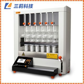 SOX406索氏提取儀 浸泡抽提淋洗溶劑回收一體萃取脂肪測定儀 