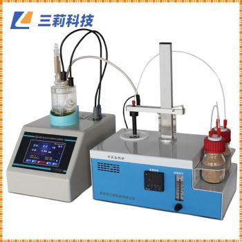 庫侖法水分計 卡氏加熱爐聯用SLSF410-KHF不溶性固體卡氏水分計