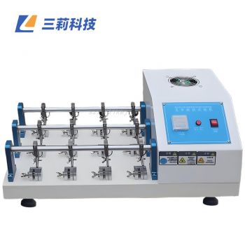 皮革耐折試驗機 6/12組布料皮革耐彎曲測試機 皮革耐摩擦試驗機